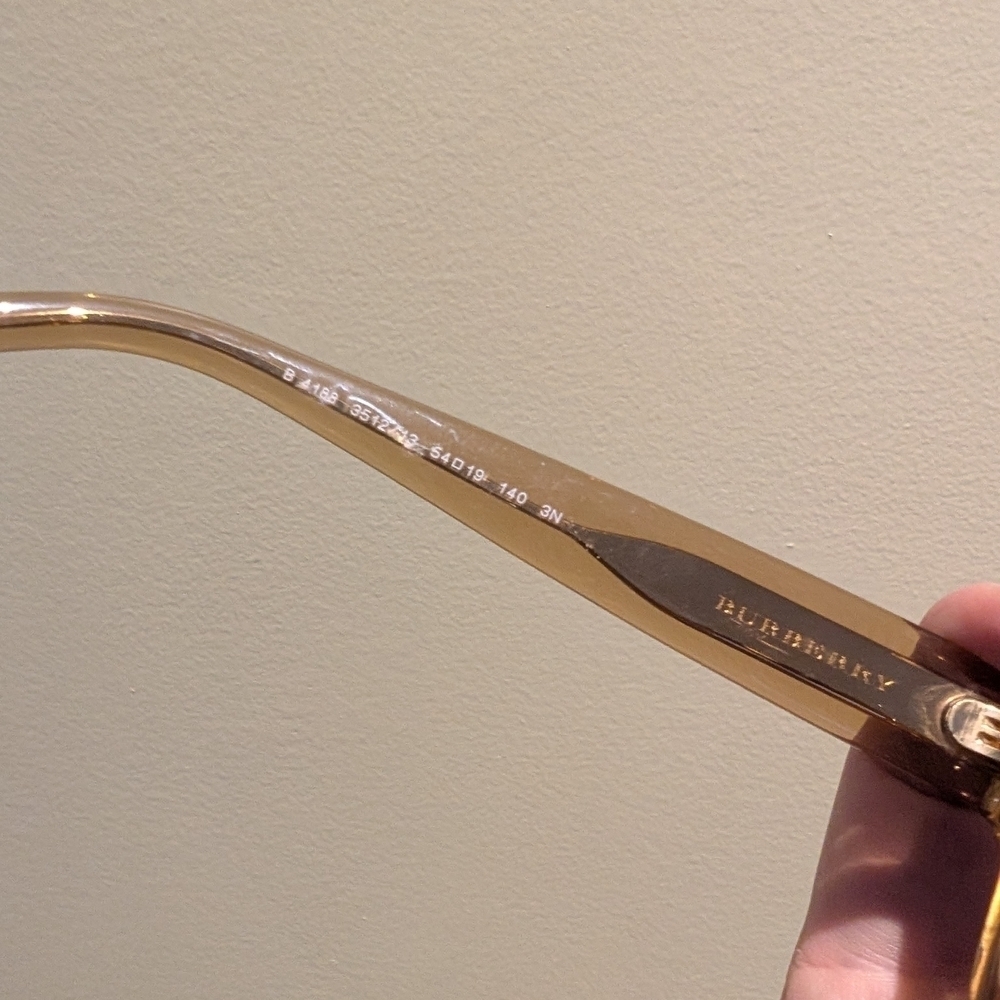 Burberry Women's Brown Gold Sunglasses - Picture 16 of 16